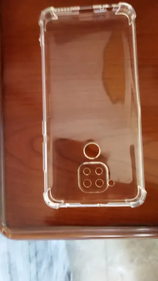 Lote 2 fundas transparentes Redmi Note 9