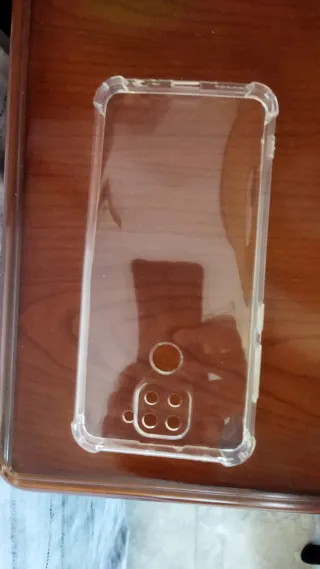Lote 2 fundas transparentes Redmi Note 9