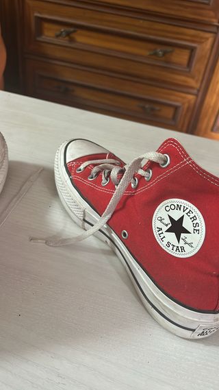 Bambas Converse All Star Rojas