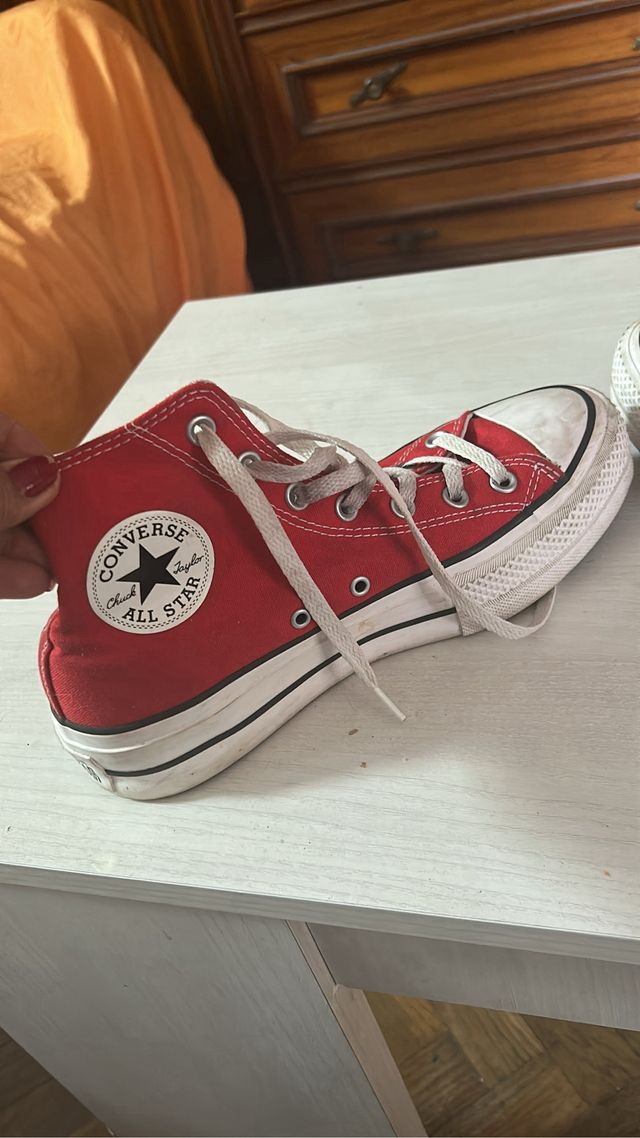 Bambas Converse All Star Rojas