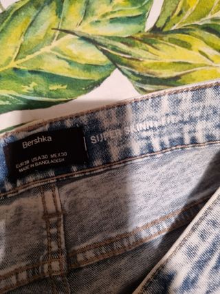 Vaqueros skinny azul claro