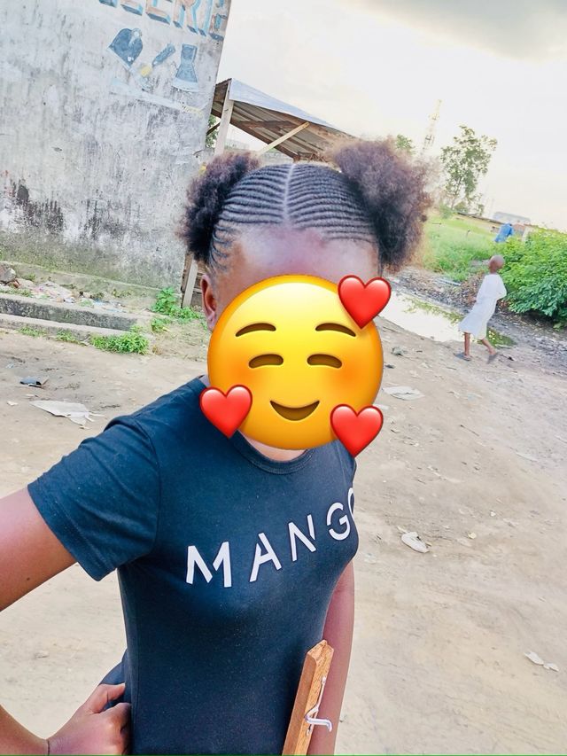 Trenza africana niña