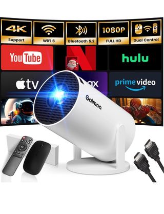Proyector Gaimoo 4K Full HD WiFi 6 Bluetooth 5.2