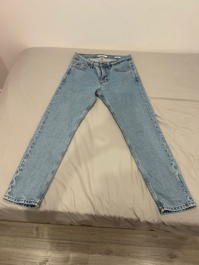 Vaqueros Mango Hombre Azules