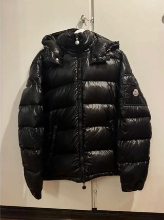 Chaqueta Moncler Negra Brillante