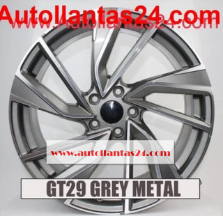 Kit de 4 llantas Volkswagen golf gt29 grey