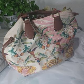 Bolso Desigual Multicolor con Estampado Tropical