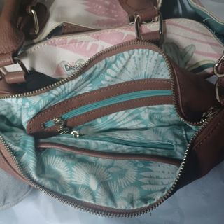 Bolso Desigual Multicolor con Estampado Tropical