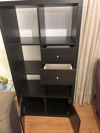 Estantería Kallax Ikea Negra