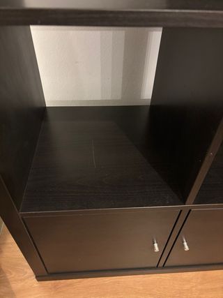 Estantería Kallax Ikea Negra