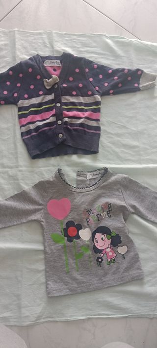 Set 2 pezzi bimba 3-6 mesi