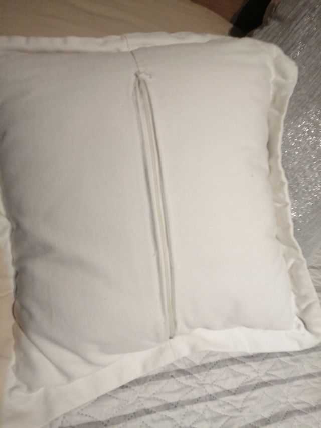 Juego 3 cojines decorativos patchwork