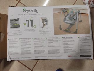 Columpio Hamaca Portátil Ingenuity Swing 'N Go
