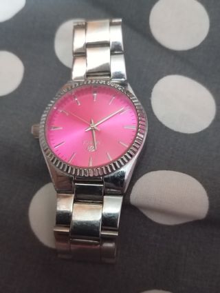 Reloj Marea Rosa y Plateado