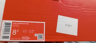 Nike Ebernon Mid blancas nuevas (42).