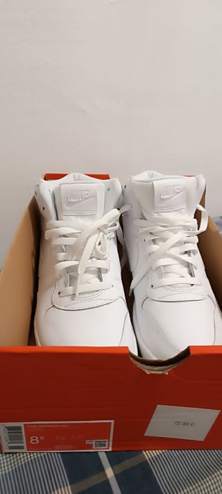 Nike Ebernon Mid blancas nuevas (42).