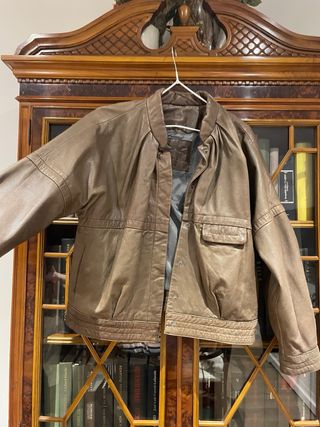 Chaqueta de piel Bimba y Lola marrón
