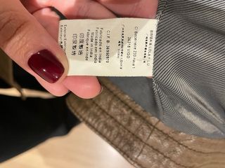 Chaqueta de piel Bimba y Lola marrón