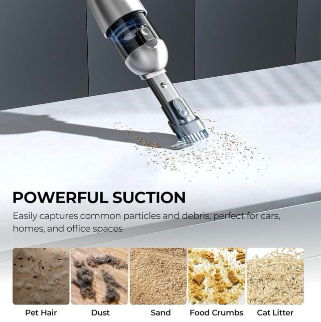 Aspirador de mano 6000Pa