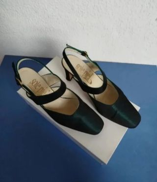 Zapatos Sólo Piel Verdes