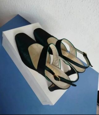 Zapatos Sólo Piel Verdes