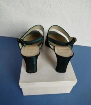 Zapatos Sólo Piel Verdes
