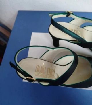 Zapatos Sólo Piel Verdes