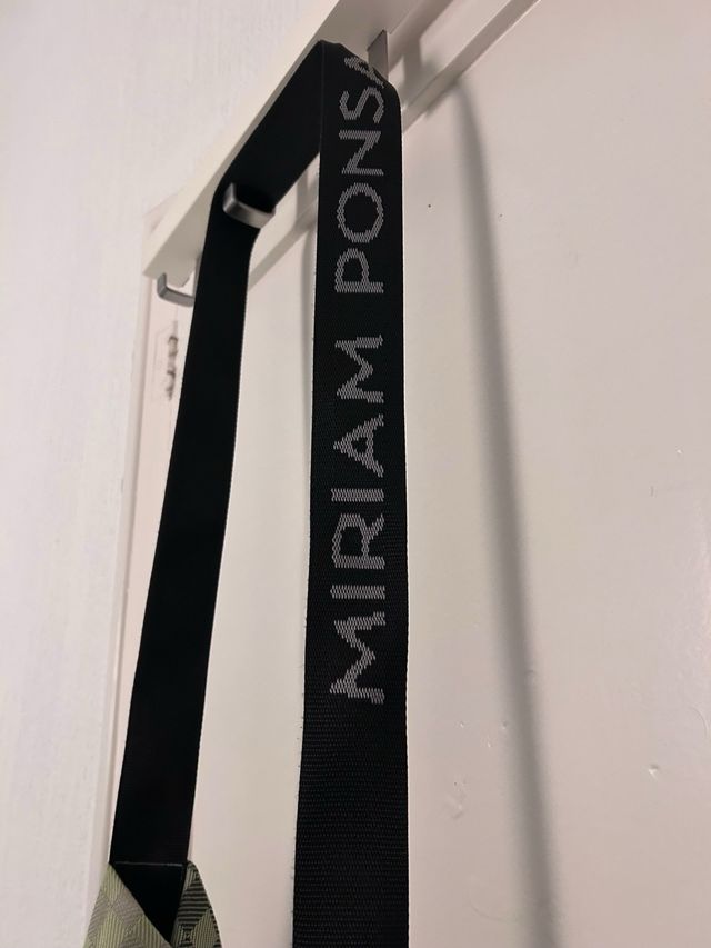 Bolsa Miriam Ponsa verde ajedrez