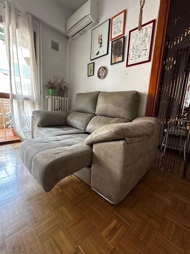 Sofá de 2 plazas extensible