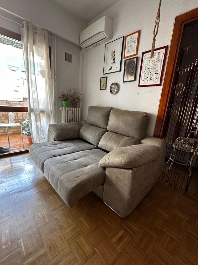 Sofá de 2 plazas extensible