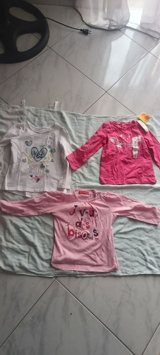 Lotto 3 magliette bimba 24 mesi