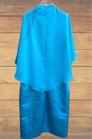 Vestido de fiesta azul/turquesa