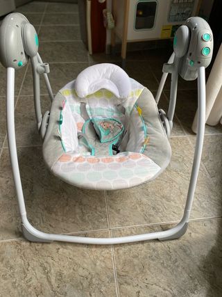Hamaca para bebé con diseño de círculos
