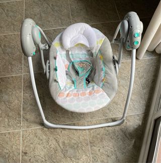 Hamaca para bebé con diseño de círculos
