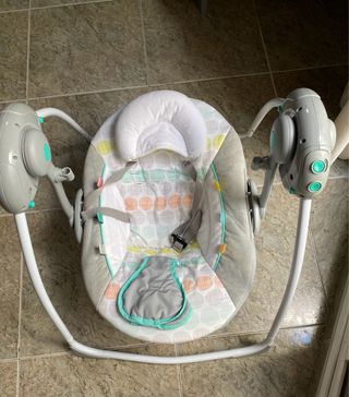 Hamaca para bebé con diseño de círculos