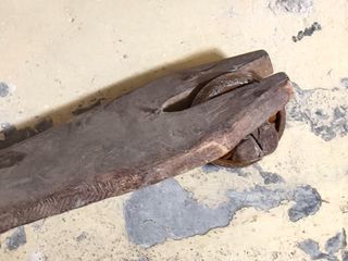 Patinete de madera antiguo