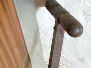Patinete de madera antiguo