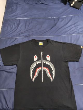 Camiseta Bape Shark Negra Talla XL Original