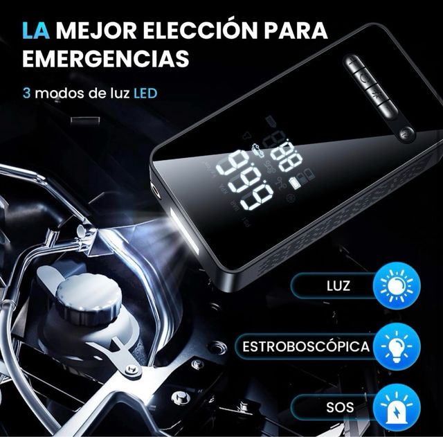 Compresor de aire portátil linterna 150PSI