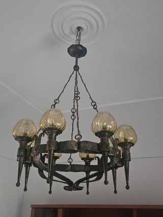 Lámpara de salón bronce