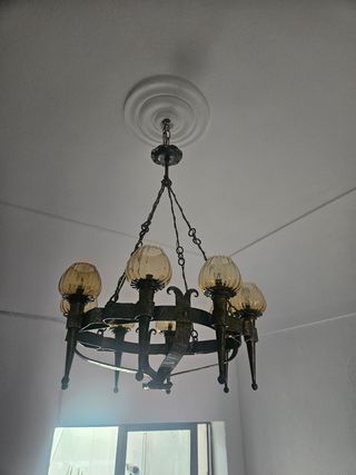Lámpara de salón bronce