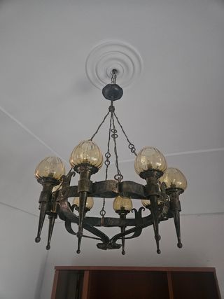 Lámpara de salón bronce