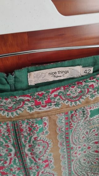 Falda Nice Things Talla 42 Estampada