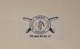 Tarjeta Barbero Navaja Antigua Classic