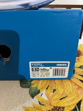 Hoka Bondi 8 Scarpe da Corsa Uomo Bianco