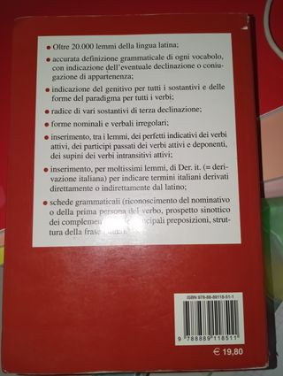 Il vocabolatino. Per la Scuola media