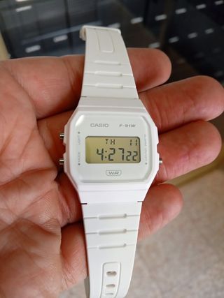 CASIO F-91WB-7AEF/ NEW VERSION/oferta flash