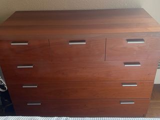 Dormitorio completo madera de cerezo