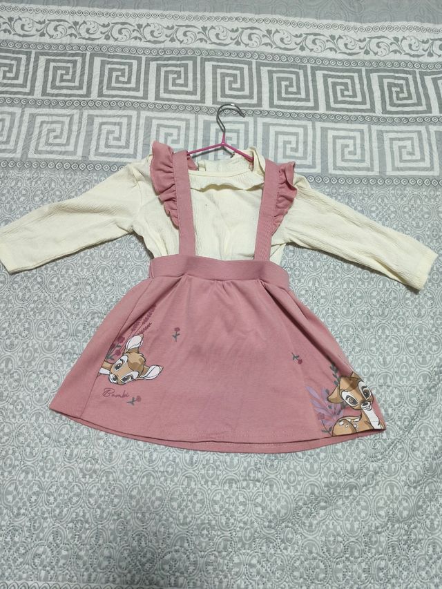 Vestido niña Bambi rosa