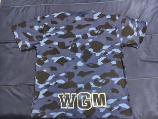 Camiseta Bape Camuflaje Azul Talla XL